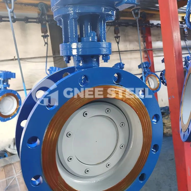 کاربن اسٹیل ٹرپل سنکی تتلی والو