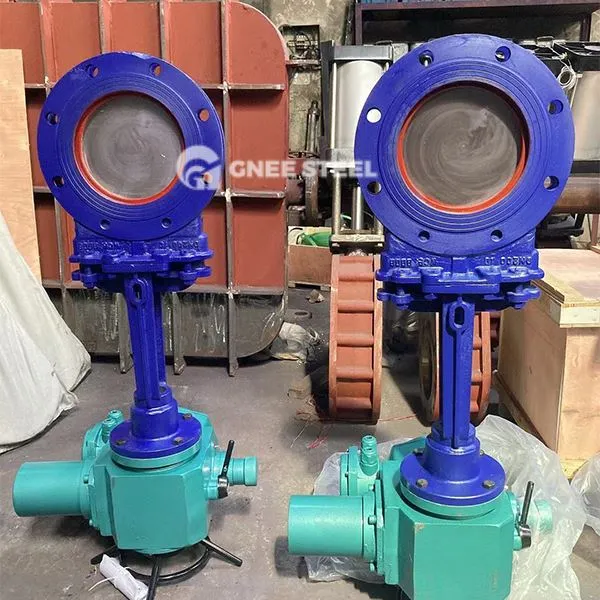 الیکٹرک ایکٹیویٹڈ چاقو گیٹ والوز